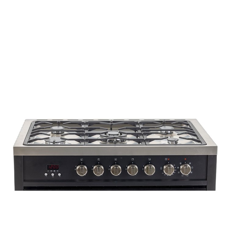 Inalto 90cm Dual Fuel Range Cooker - Black