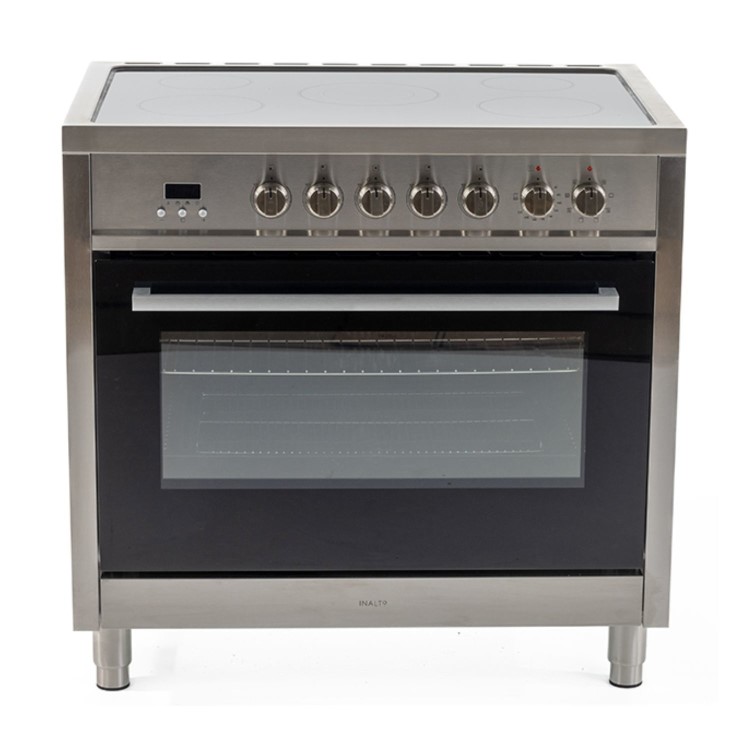 Inalto 90cm Electric Range Cooker - Stainless Steel