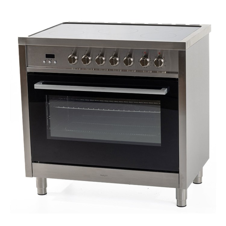 Inalto 90cm Electric Range Cooker - Stainless Steel