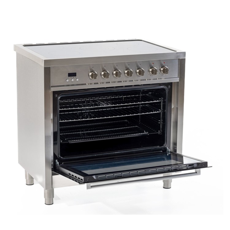 Inalto 90cm Electric Range Cooker - Stainless Steel