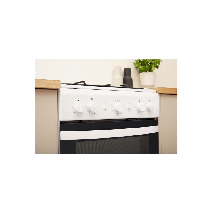 Indesit 50cm Gas Cooker - White