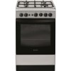 GRADE A2 - Indesit IS5G1PMSS 50cm Single Oven Gas Cooker - Stainless Steel