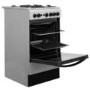 Indesit 50cm Gas Cooker - Silver