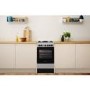 Indesit 50cm Gas Cooker - Silver