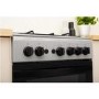 Indesit 50cm Gas Cooker - Silver