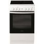 GRADE A3 - Indesit IS5V4KHW 50cm Single Oven Electric Cooker With Ceramic Hob - White