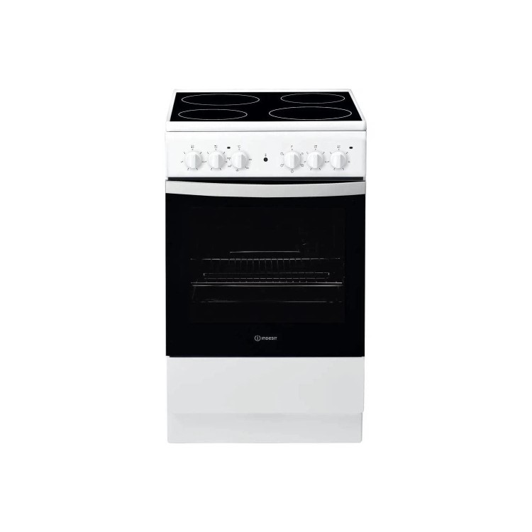 Indesit IS5V4KHW 50cm Electric Cooker - White