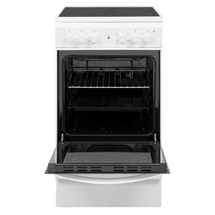 Indesit IS5V4KHW 50cm Electric Cooker - White