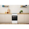 Indesit IS5V4KHW 50cm Electric Cooker - White