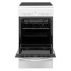 Refurbished Indesit IS5V4KHW 50cm Single Oven Electric Cooker With Ceramic Hob White