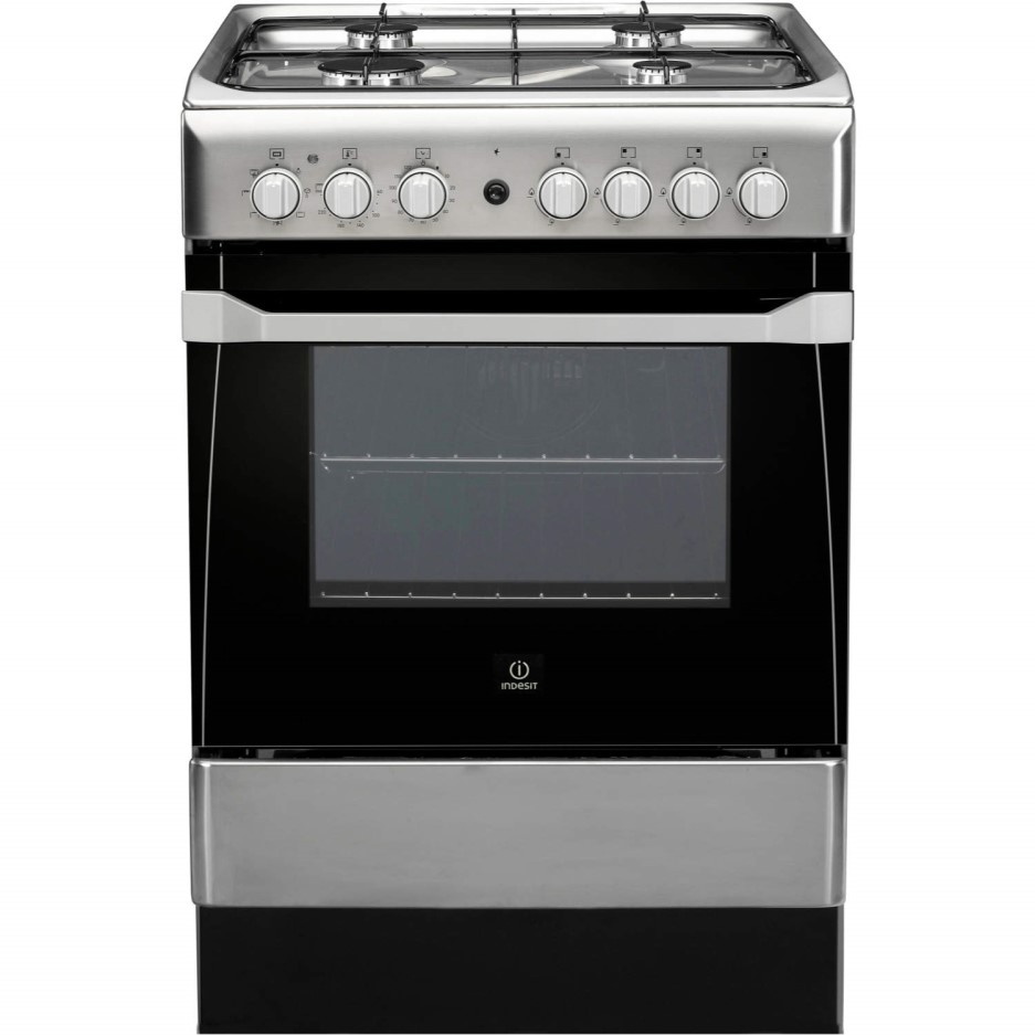 Indesit IS60D1XXS 60cm wide Single Oven Dual Fuel Cooker Stainless