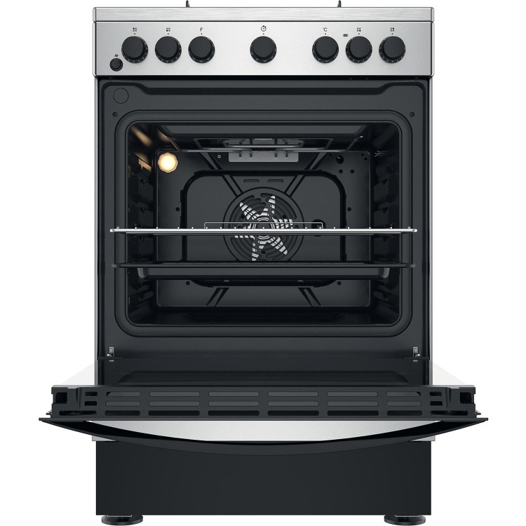 Refurbished Indesit IS67G5PHX 60cm Dual Fuel Cooker White