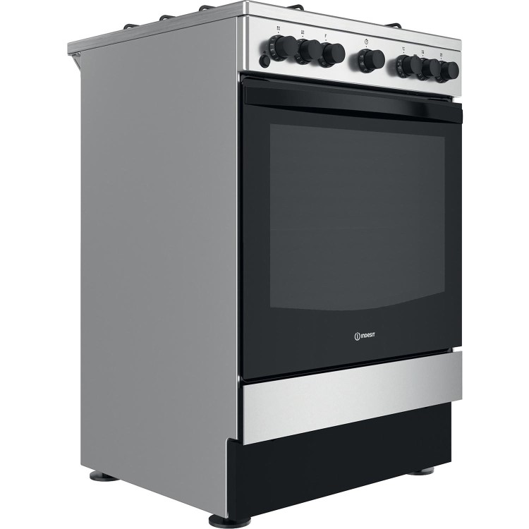 Refurbished Indesit IS67G5PHX 60cm Dual Fuel Cooker White