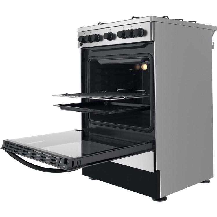Refurbished Indesit IS67G5PHX 60cm Dual Fuel Cooker White