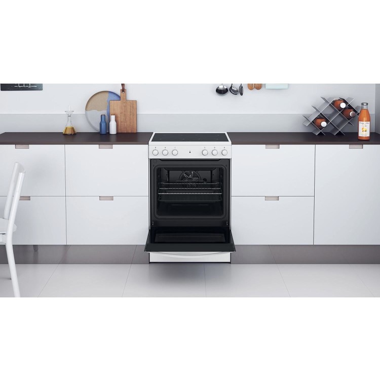 Indesit 60cm Electric Cooker - White