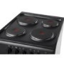 Indesit IT50EAS Double Cavity 50cm Electric Cooker With Solid Plate Hob Anthracite