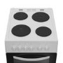 Indesit 50cm Twin Cavity Electric Cooker - White