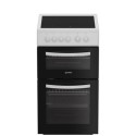 ITE5VMW Indesit 50cm Twin Cavity Electric Cooker - White