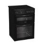 Indesit 60cm Twin Cavity Electric Cooker - Black