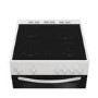 Indesit 60cm Twin Cavity Electric Cooker - White