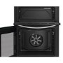 Indesit 60cm Twin Cavity Electric Cooker - White