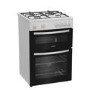 Indesit 60cm Twin Cavity Gas Cooker - White