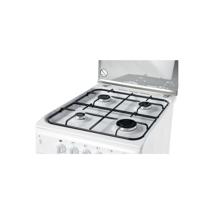 Indesit ITL50GW 50cm Double Cavity Gas Cooker - White