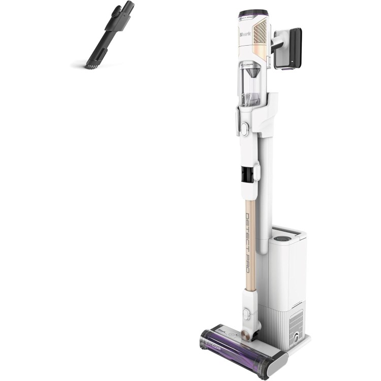 Shark Detect Pro Cordless Pet Vacuum Cleaner with Auto Empty System - White