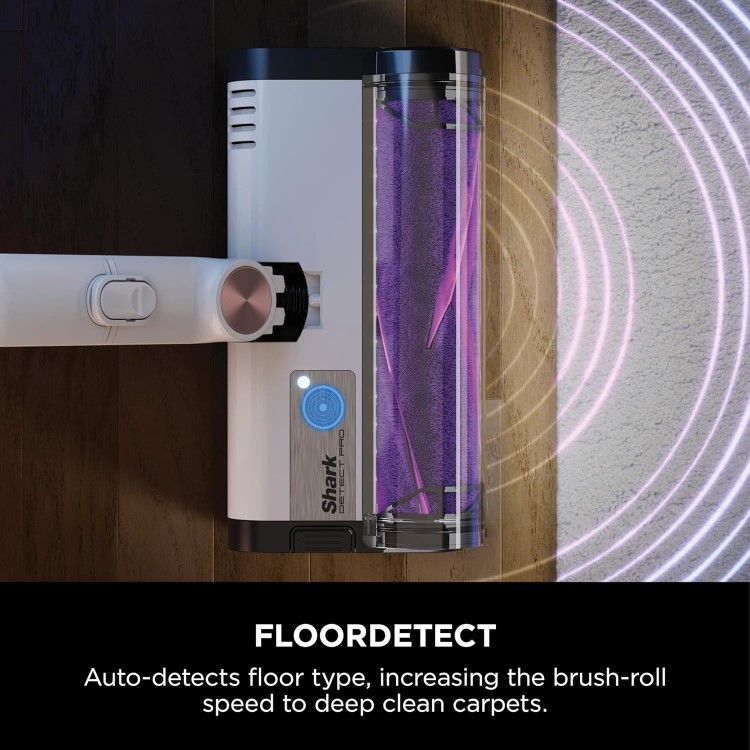 Shark Detect Pro Cordless Pet Vacuum Cleaner with Auto Empty System - White
