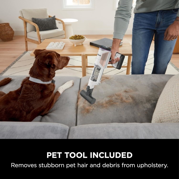 Shark Detect Pro Cordless Pet Vacuum Cleaner with Auto Empty System - White