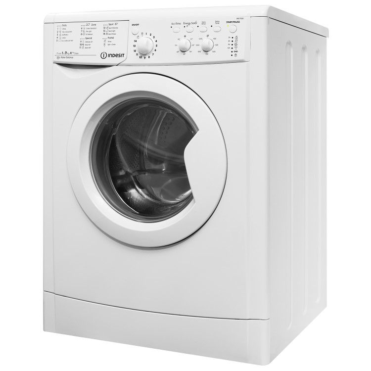 GRADE A2 - Indesit IWC71252E EcoTime 7kg 1200rpm Freestanding Washing Machine - White