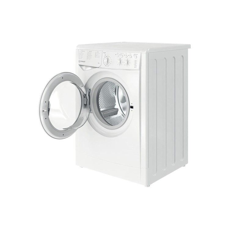 Refurbished Indesit Ecotime IWC81283WUKN Freestanding 8KG 1200 Spin Washing Machine White