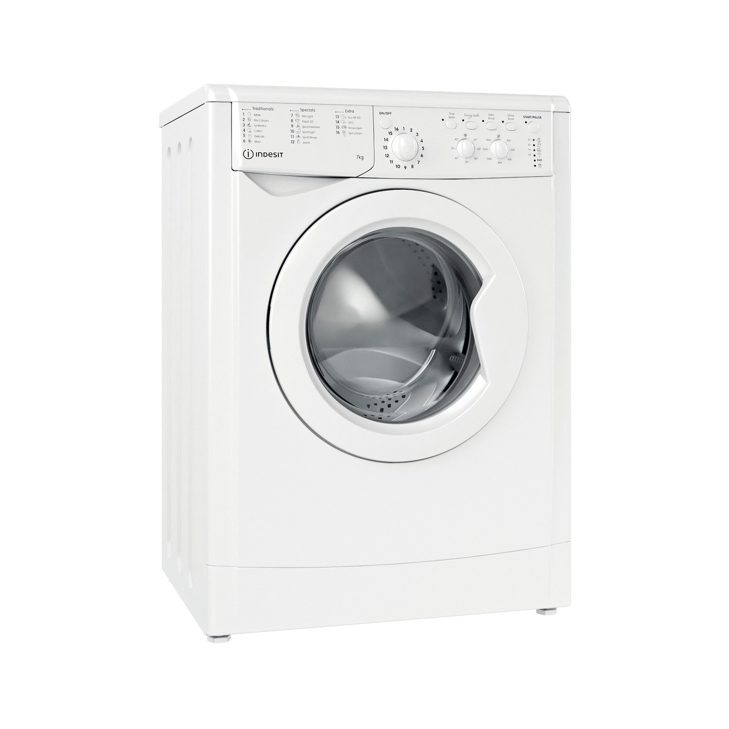 Indesit Ecotime 8kg 1200rpm Freestanding Washing Machine - White ...