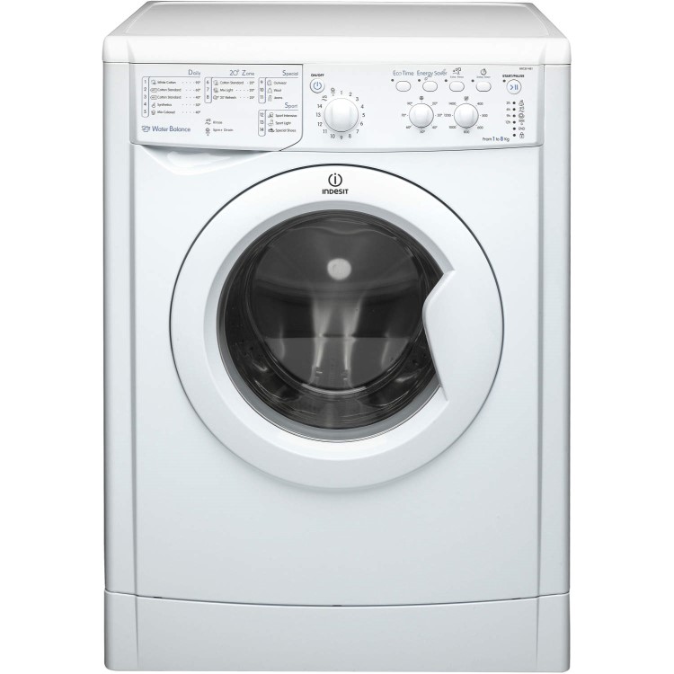 Indesit IWC81481 8kg 1400rpm Freestanding Washing Machine - White