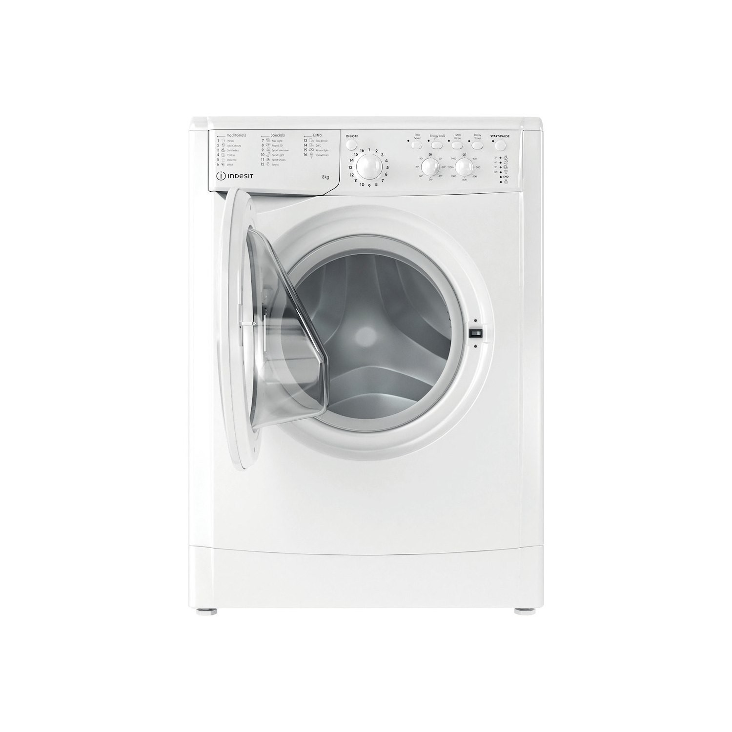 Indesit 8kg 1400rpm Freestanding Washing Machine White IWC81483WUKN