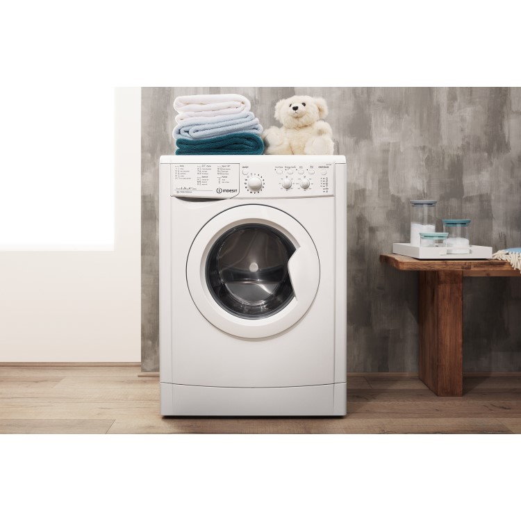INDESIT IWC91282ECO WC91282ECO EcoTime 9kg 1200rpm Freestanding Washing Machine - White