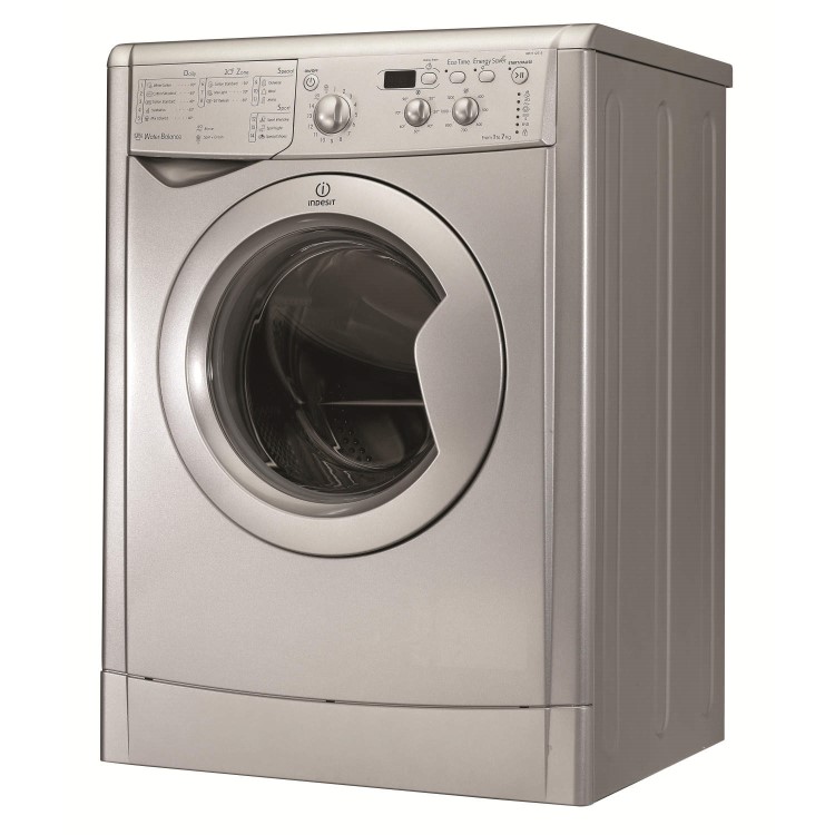 Indesit IWD71251S 7kg 1200rpm Freestanding Washing Machine - Silver