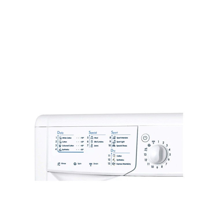 Indesit IWDC6105 Freestanding Washer Dryer in White