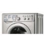 Refurbished Indesit IWDC65125SUKN Freestanding 6/5KG 1200 Spin Washer Dryer Silver