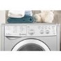 Refurbished Indesit IWDC65125SUKN Freestanding 6/5KG 1200 Spin Washer Dryer Silver