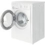 Refurbished Indesit EcoTime IWDC65125UKN Freestanding 6/5KG 1200 Spin Washer Dryer White