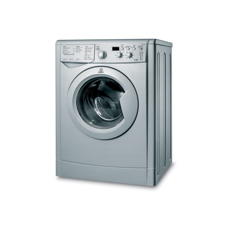 INDESIT IWDD7143S EcoTime 7kg Wash 5kg Dry 1400rpm Freestanding Washer Dryer - Silver