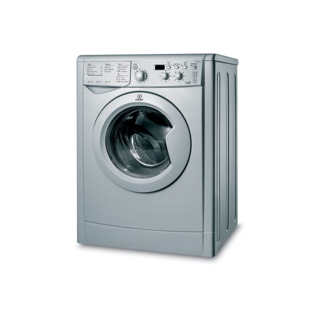 GRADE A2 - Indesit IWDD7143S 7kg Wash 5kg Dry 1400rpm Freestanding Washer Dryer-Silver