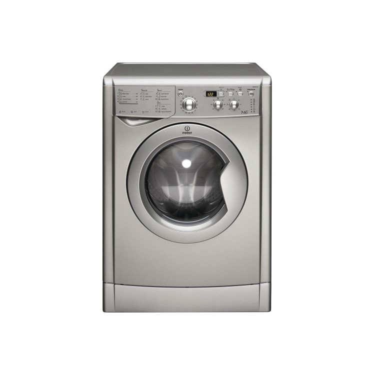 INDESIT IWDD7143S EcoTime 7kg Wash 5kg Dry 1400rpm Freestanding Washer Dryer - Silver