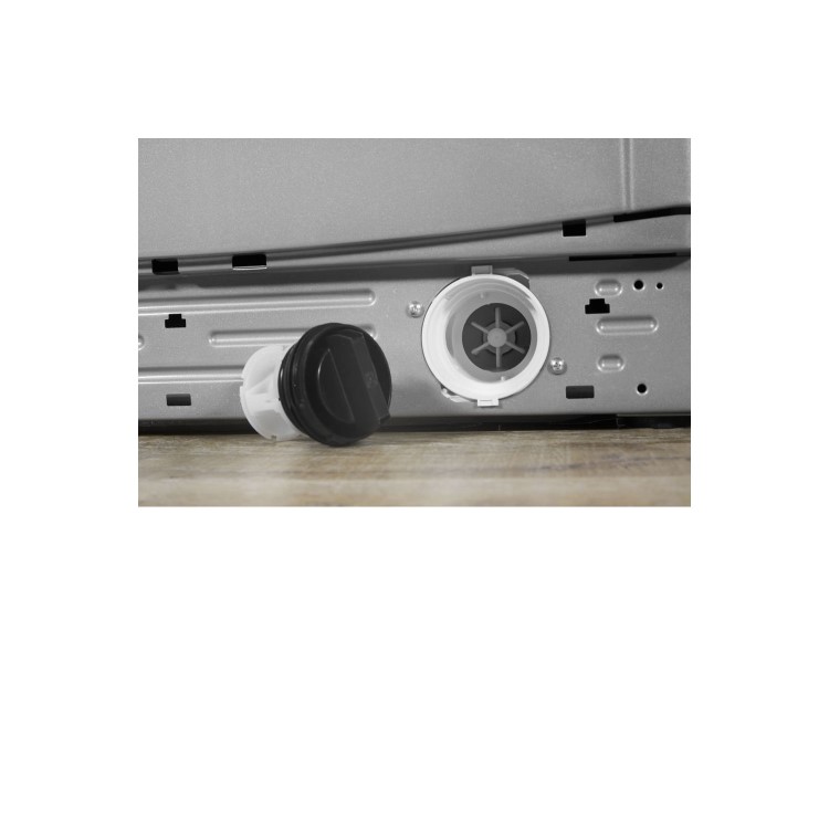 INDESIT IWDD7143S EcoTime 7kg Wash 5kg Dry 1400rpm Freestanding Washer Dryer - Silver