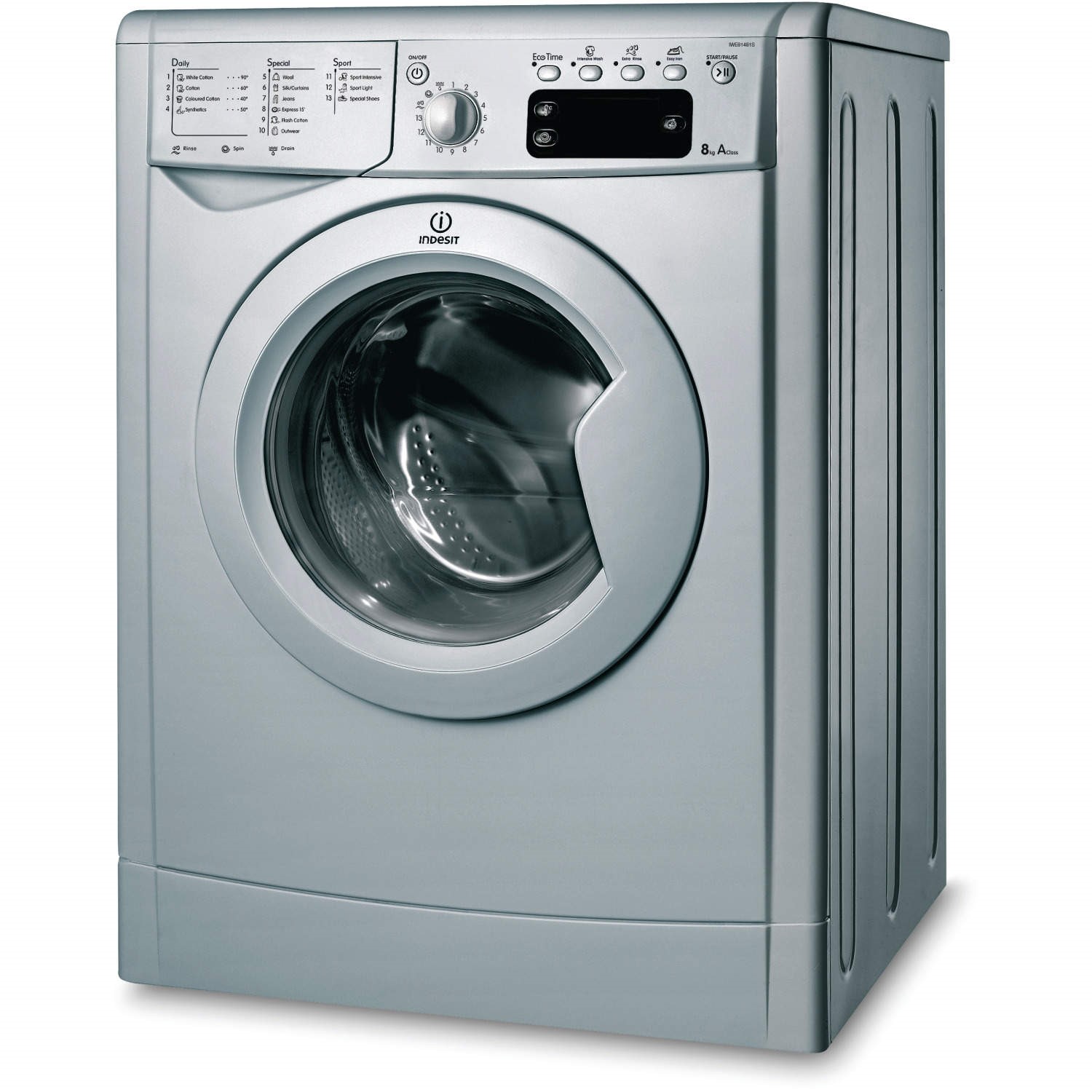 Whirlpool Uk Ltd FWG81496S 1400rpm Washing Machine 8kg Load Class A++ Silver