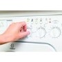 GRADE A3 - Indesit IWME127 7kg 1200rpm A+ Integrated Washing Machine - White