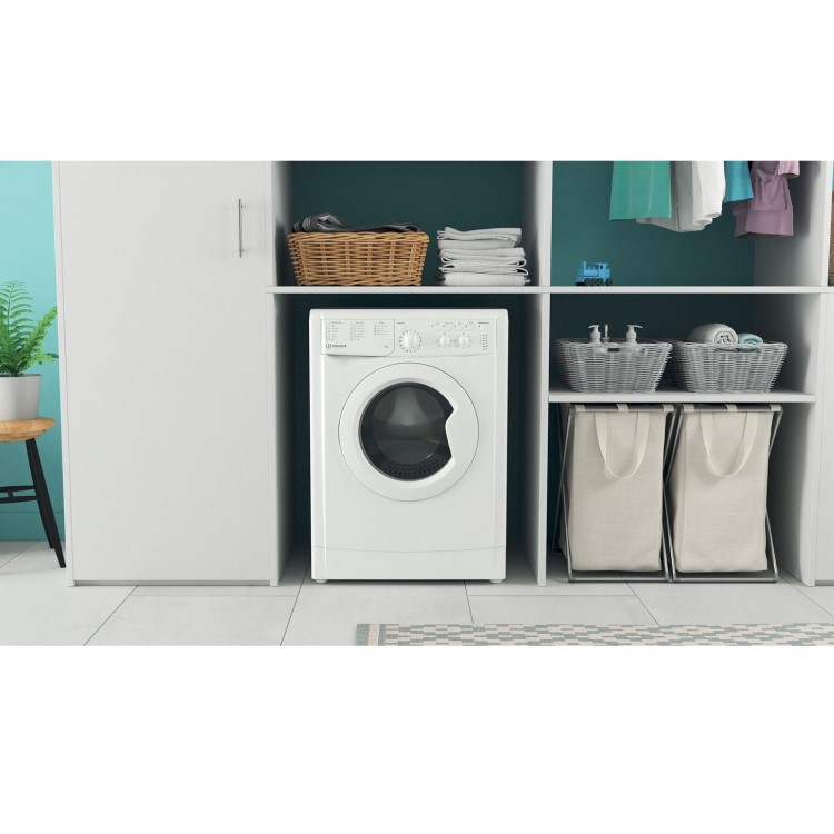 Indesit Slim Depth 6kg 1200rpm Washing Machine - White