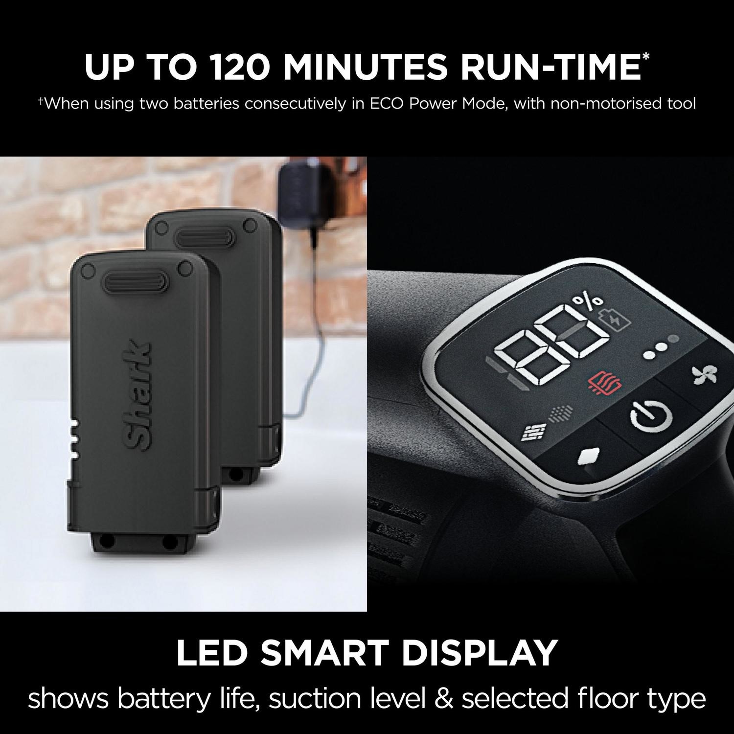 Shark Anti Hair Wrap PowerFins Cordless Stick Vacuum Cleaner Grey