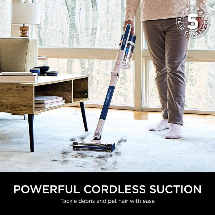 Shark PowerPro Cordless Stick Vacuum Cleaner - Navy Metallic